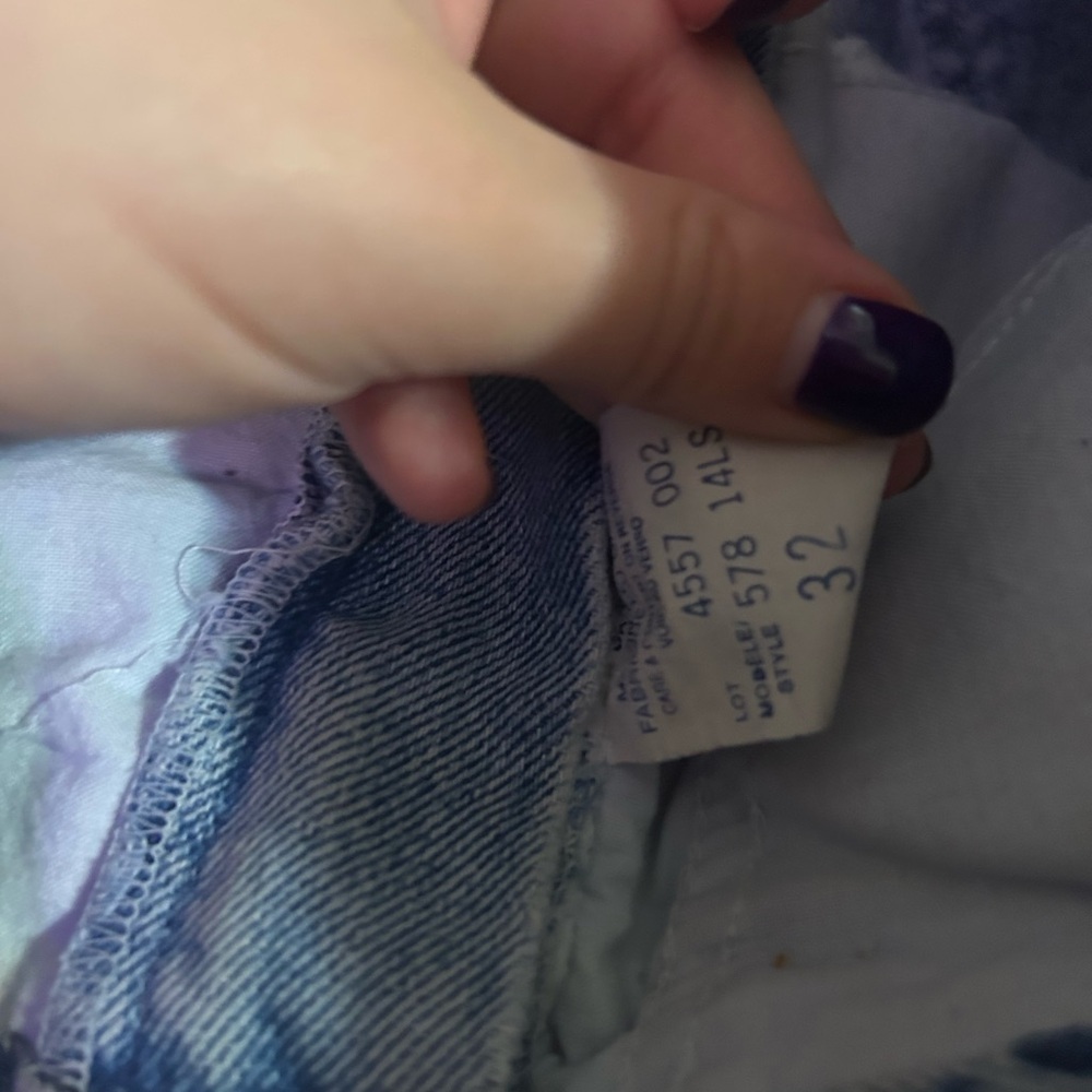 90’s Hollywood Denim Cargo Utility Jean Skirt 100% cotton light blue wash - Picture 6 of 8